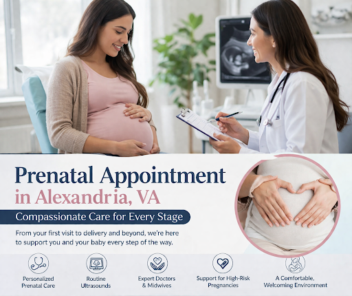 prenatal appointment near Alexandria, VA